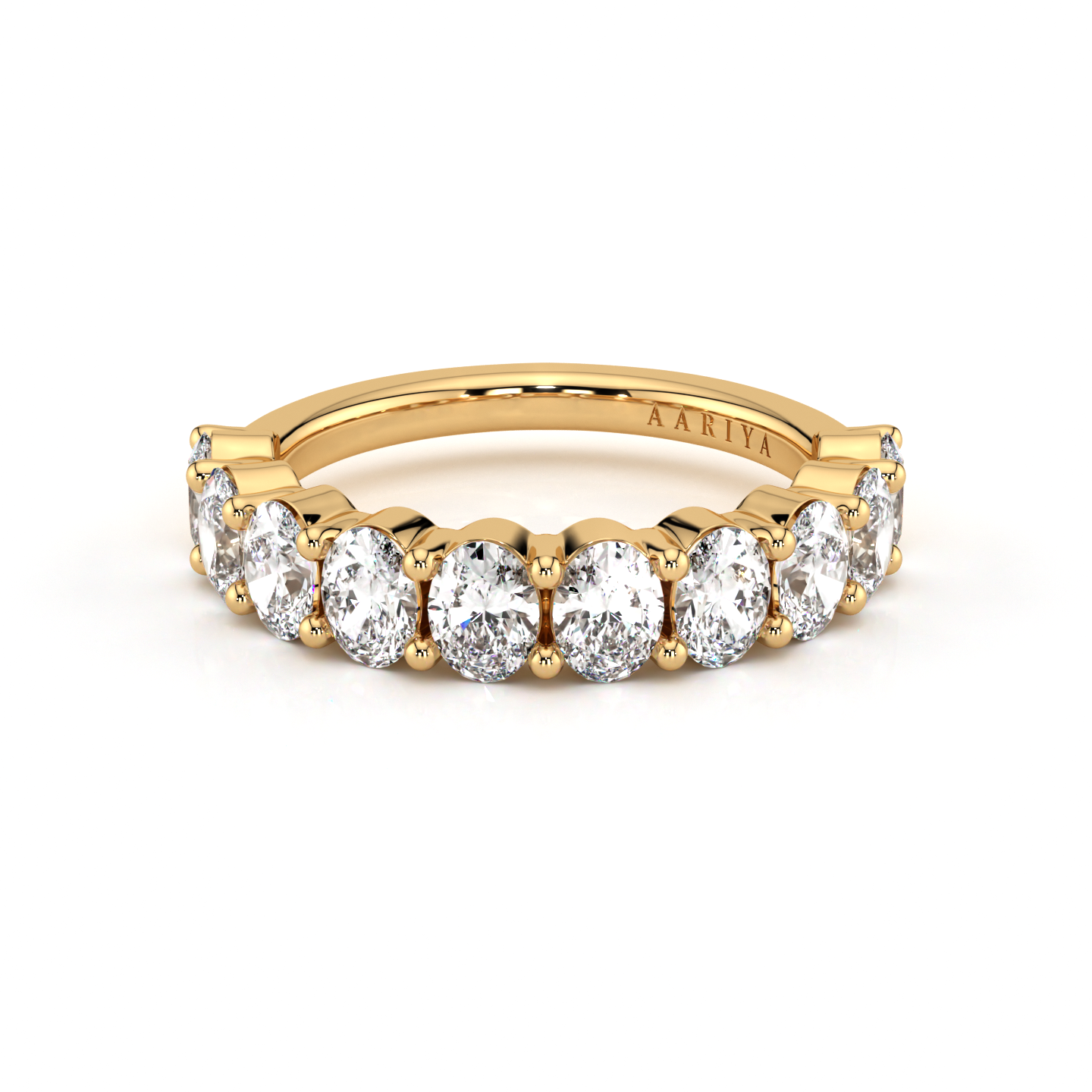 Oval Diamond Band 50