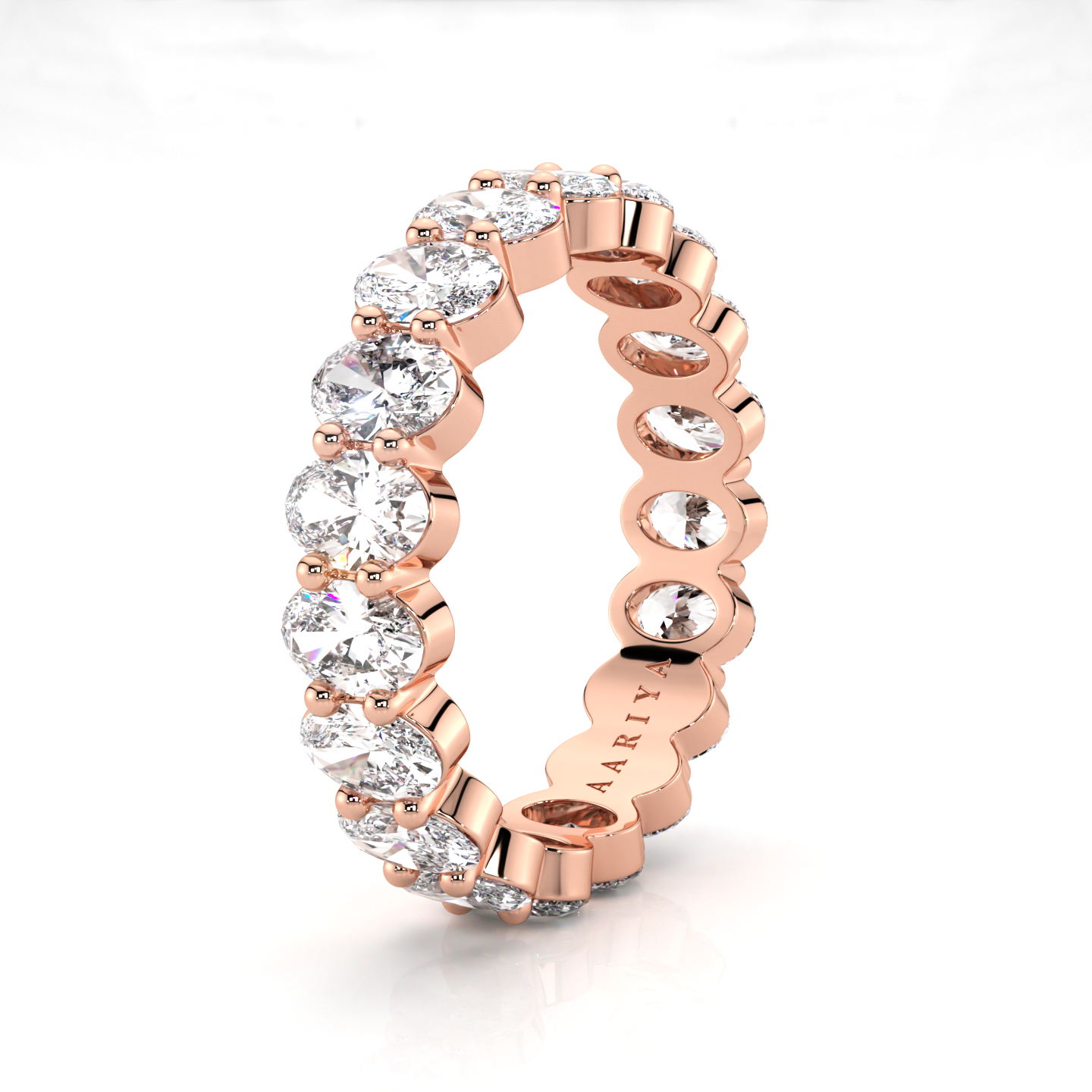 Oval Diamond Band 100