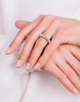 Oval Diamond Band 100