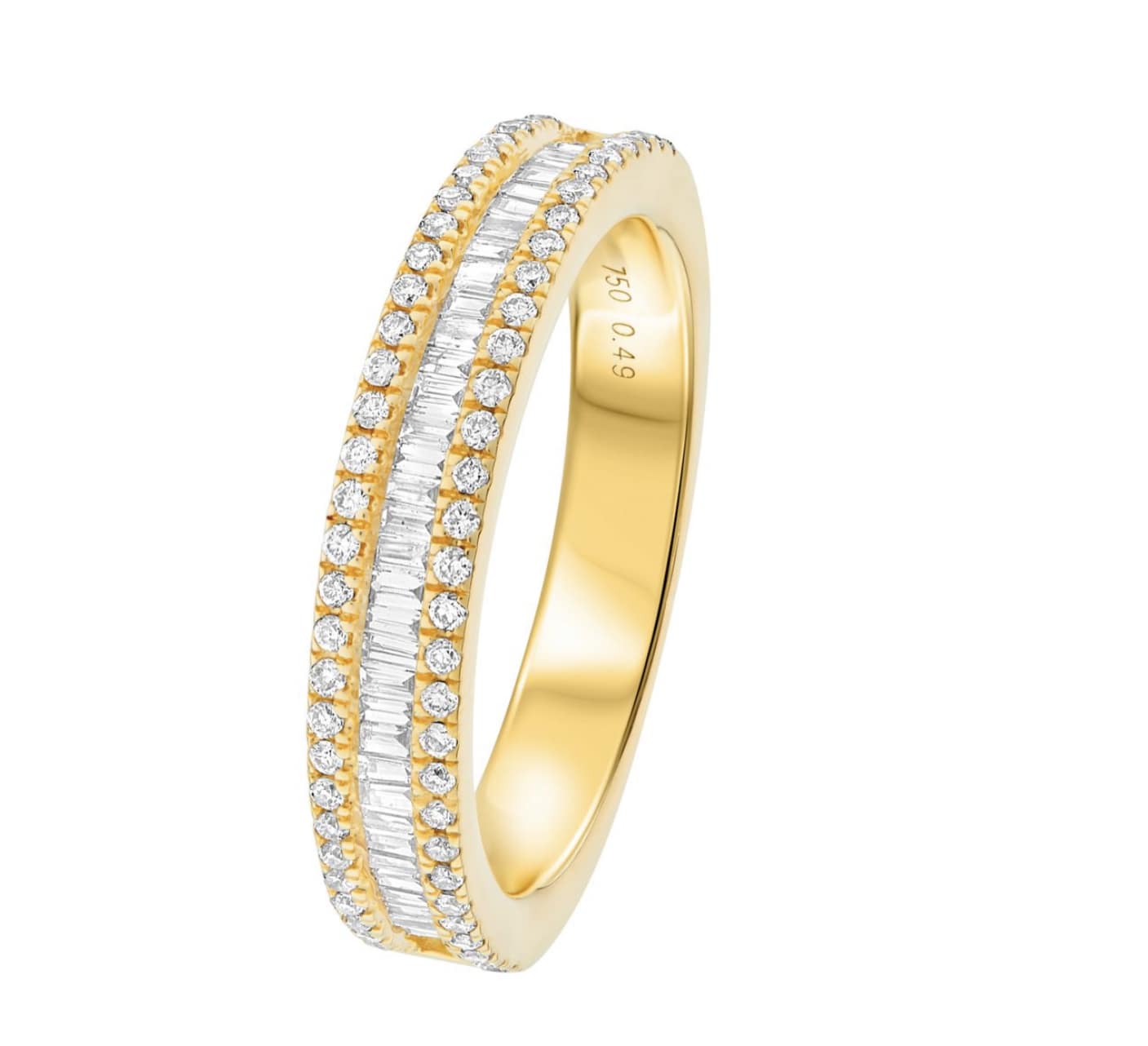 Yellow Gold Diamond Band