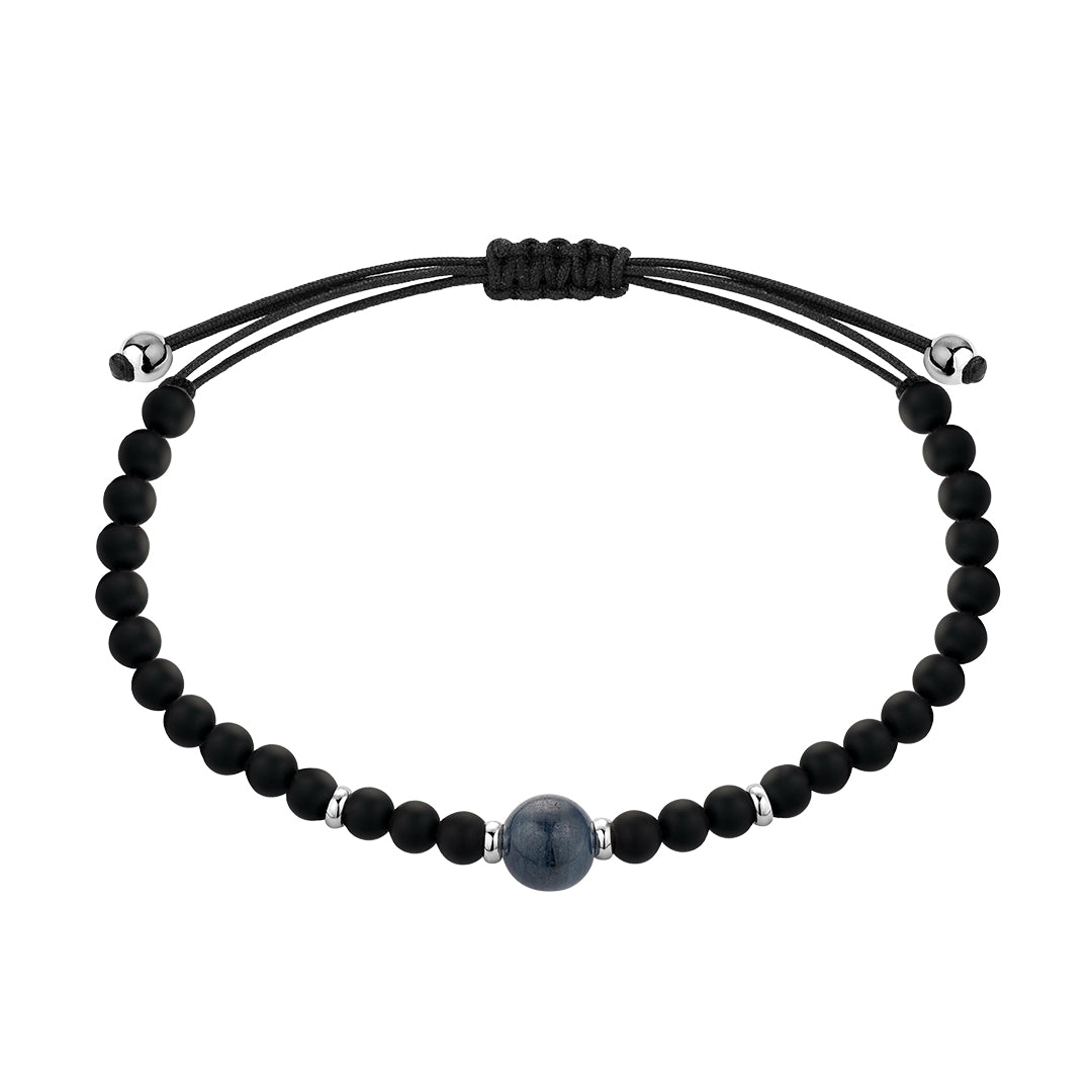Onyx &amp; Sapphire Bracelet (3x11)