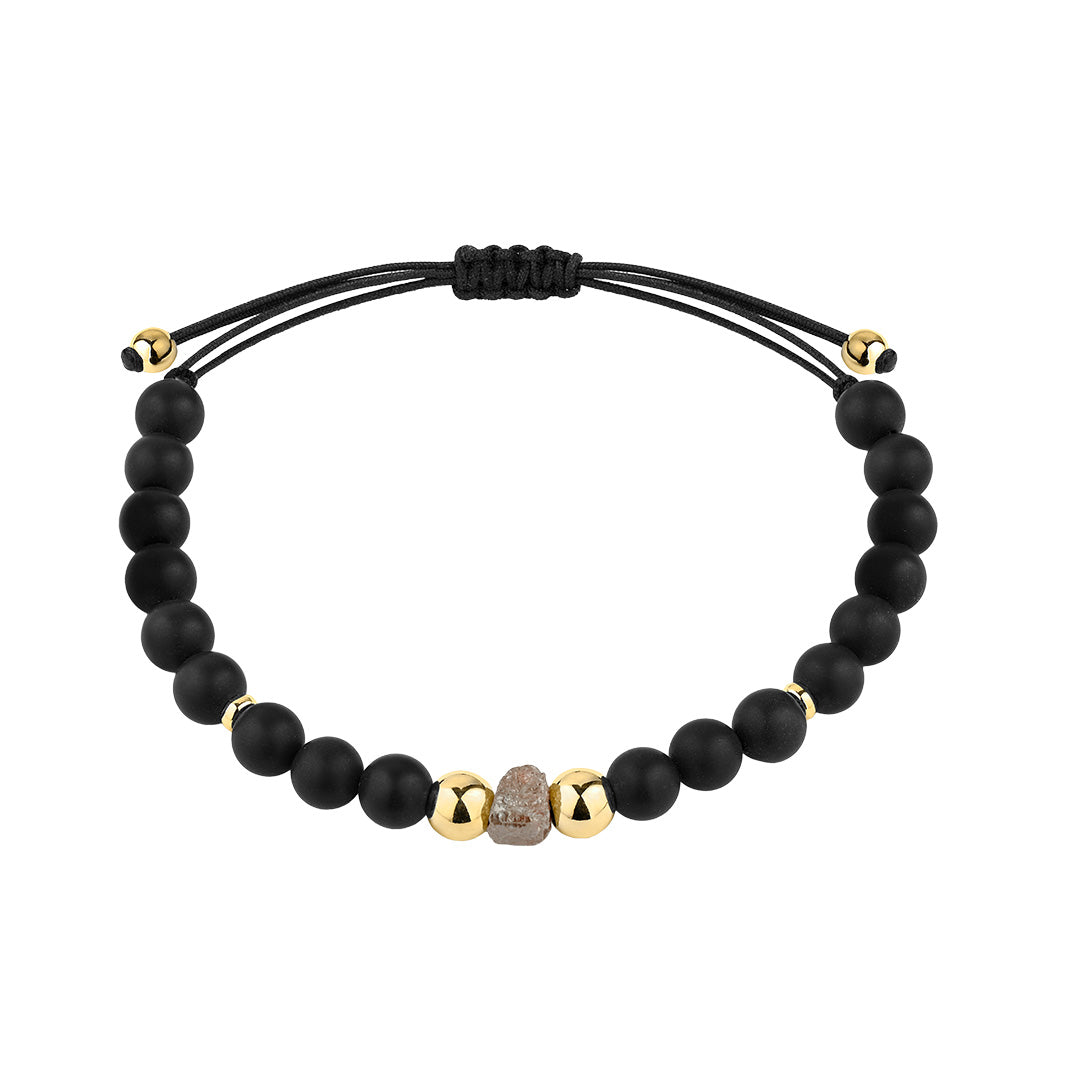 Onyx &amp; Diamond Bracelet (3x6)