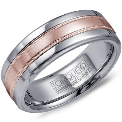 Cobalt &amp; Milgrain Inner Edge Ring
