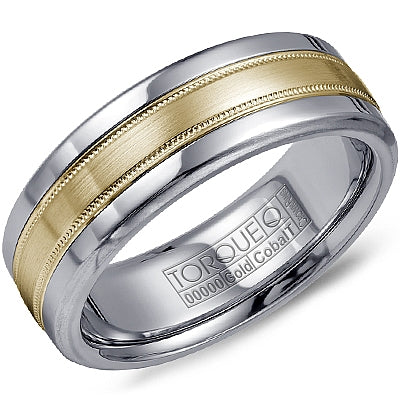 Cobalt &amp; Milgrain Inner Edge Ring