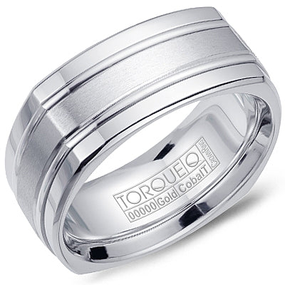 Cobalt &amp; White Gold Plain Ring