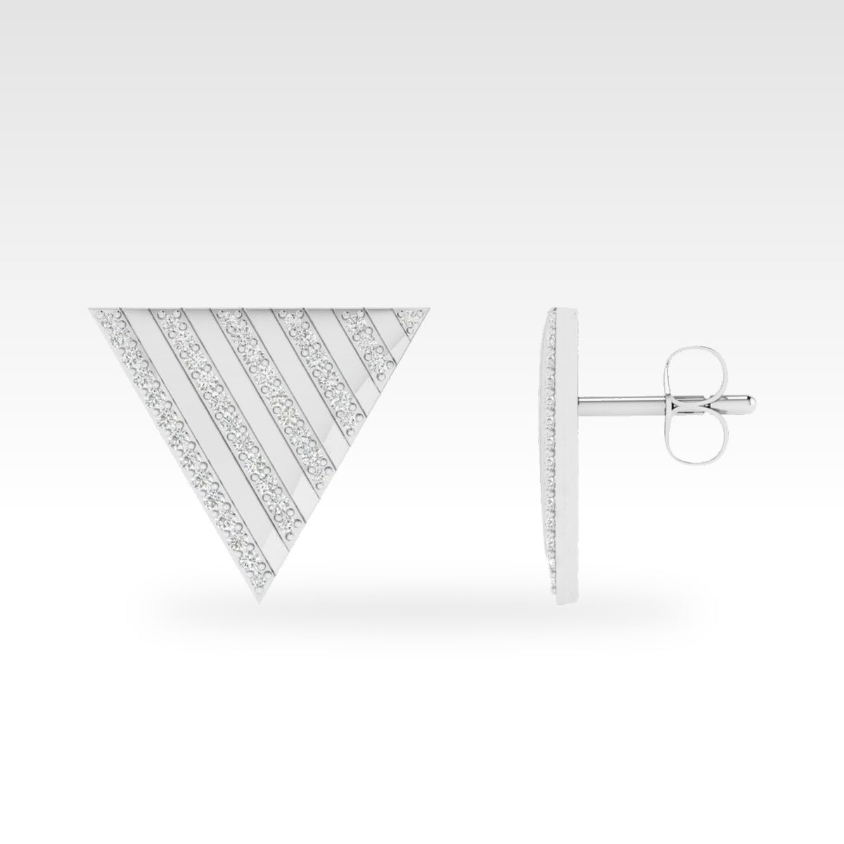 Denali Natural Diamond Earrings, view 3