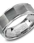 Tungsten Brushed & Polished Ring