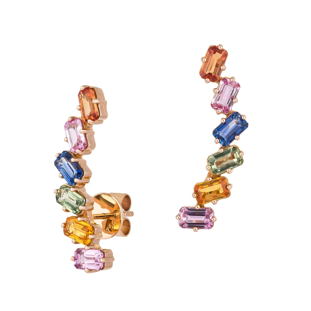 RAINBOW | Multi Colour Gemstones Earrings