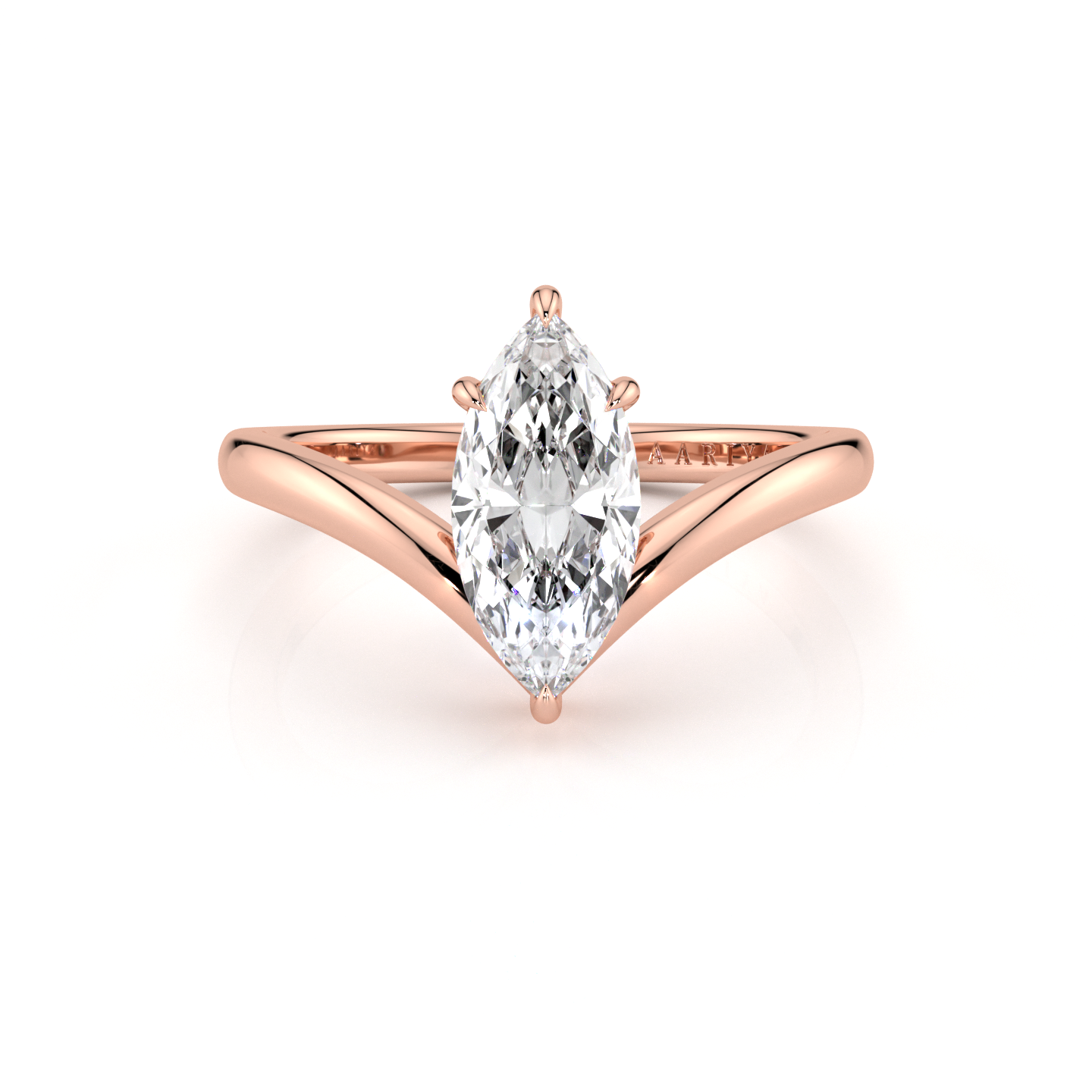 Marquise Diamond Shaped Ring