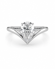 Pear Diamond Shaped Ring