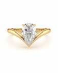 Pear Diamond Shaped Ring