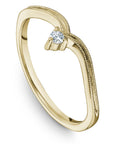 Single Stone Shaped Band