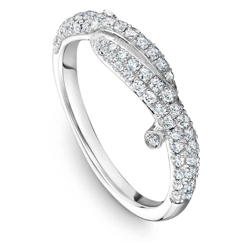 3D Diamond Pave Band
