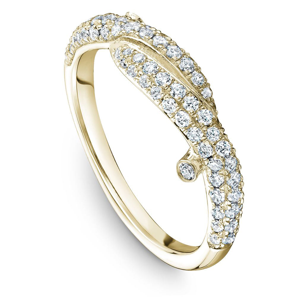 3D Diamond Pave Band
