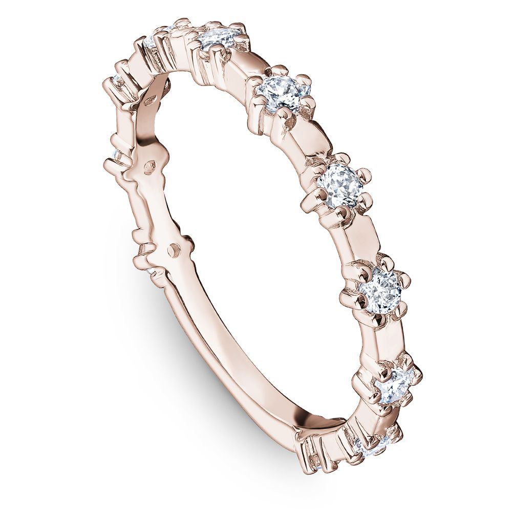Bezel Set Dot Diamond Band
