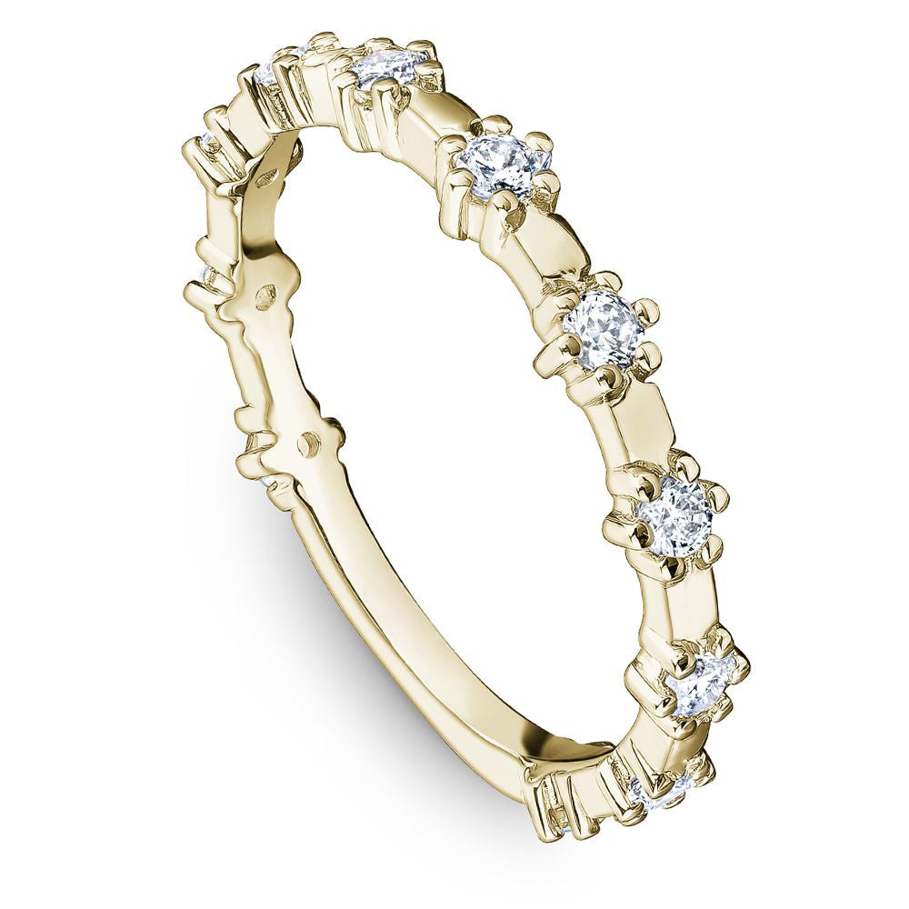 Bezel Set Dot Diamond Band