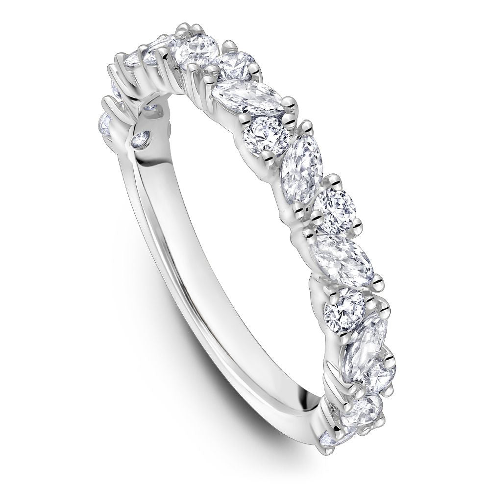 Bezel Set Marquise &amp; Round Band