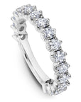6 Claw Round Diamond Set Band