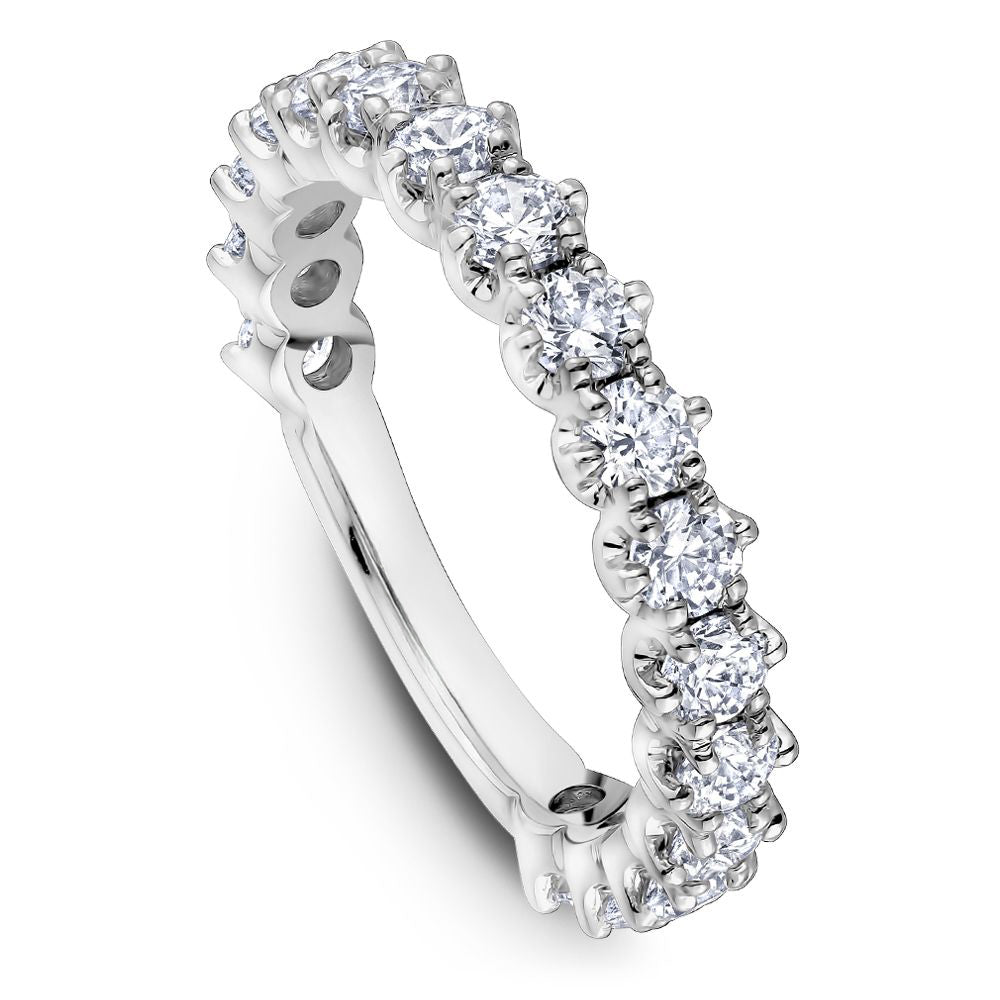 6 Claw Round Diamond Set Band