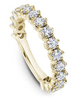 6 Claw Round Diamond Set Band