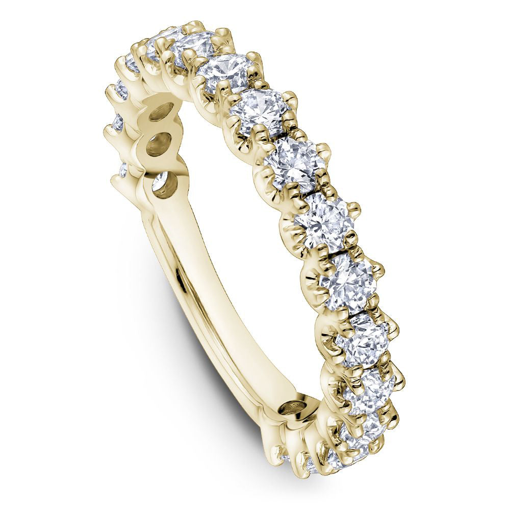 6 Claw Round Diamond Set Band
