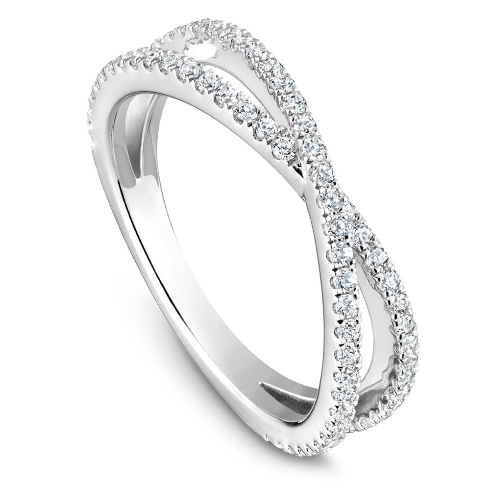 Crossover Diamond Set Band