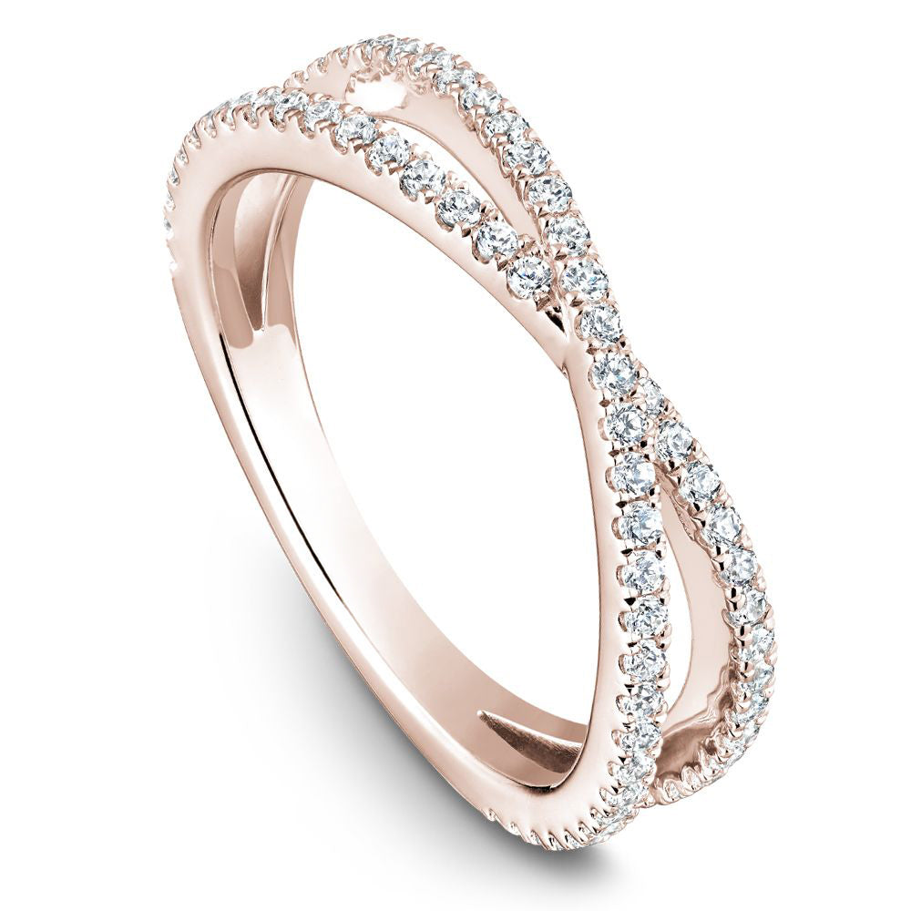 Crossover Diamond Set Band