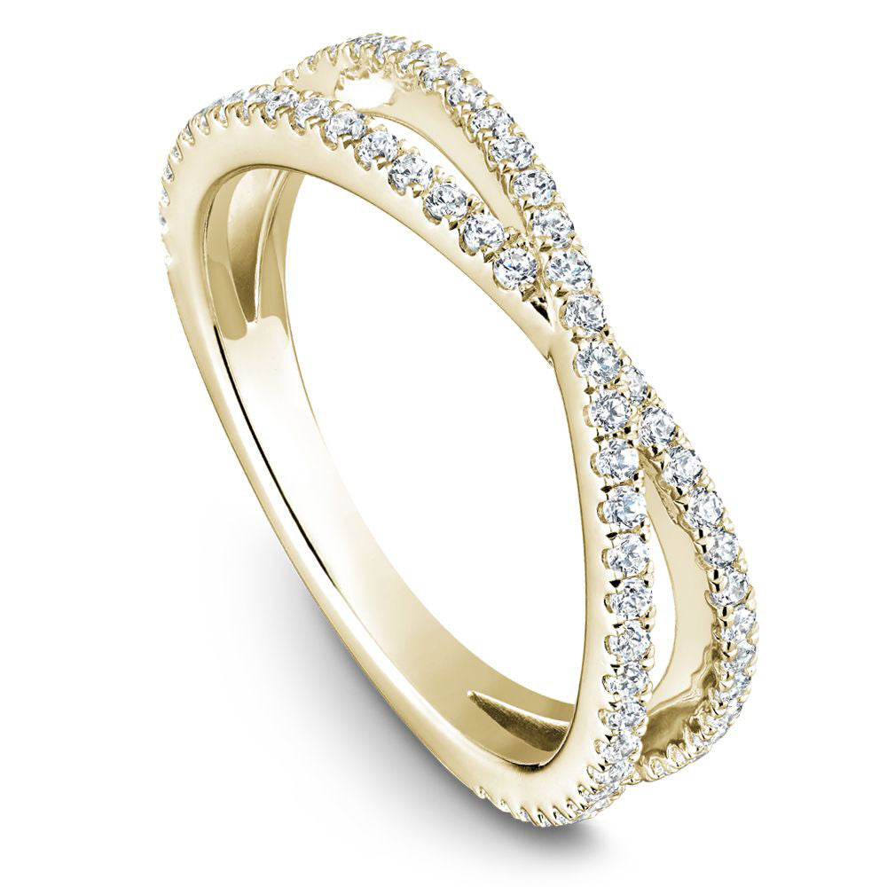 Crossover Diamond Set Band