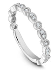 Milgrain Diamond Band