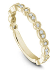 Milgrain Diamond Band