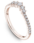 Delicate Graduated Diamond Band