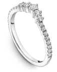 Delicate Graduated Diamond Band