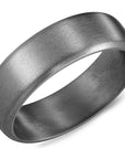 Tantalum Sandpaper Rounded Edges Ring