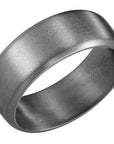 Tantalum Sandpaper Rounded Edges Ring