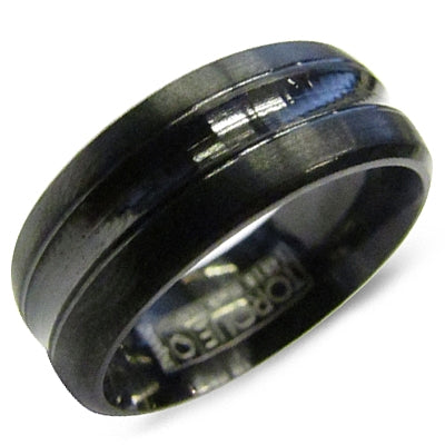 Black Titanium Inverted Centre Ring