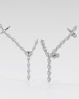 Y | White Marquise Earrings
