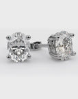 REGAL | Oval Diamond Earrings