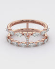 Y | Rose Split Diamond Band