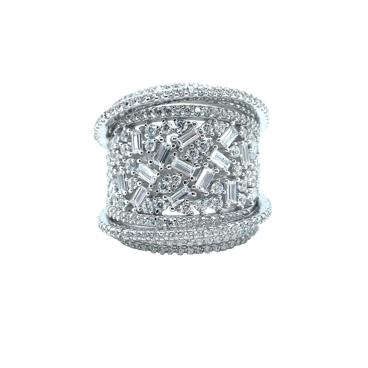 BAGUETTE | Chunky Diamond Ring