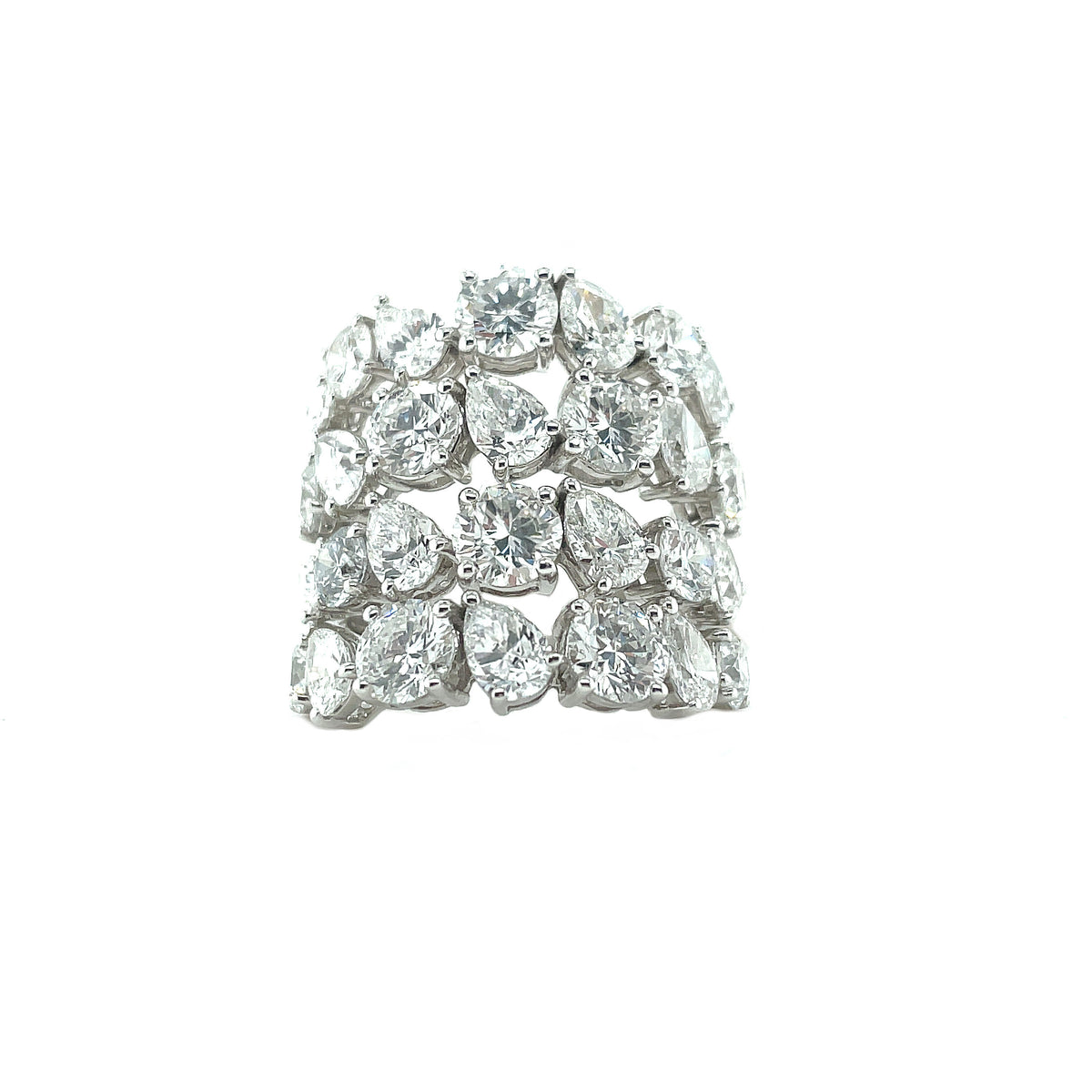 ART | 4 Row Diamond Ring