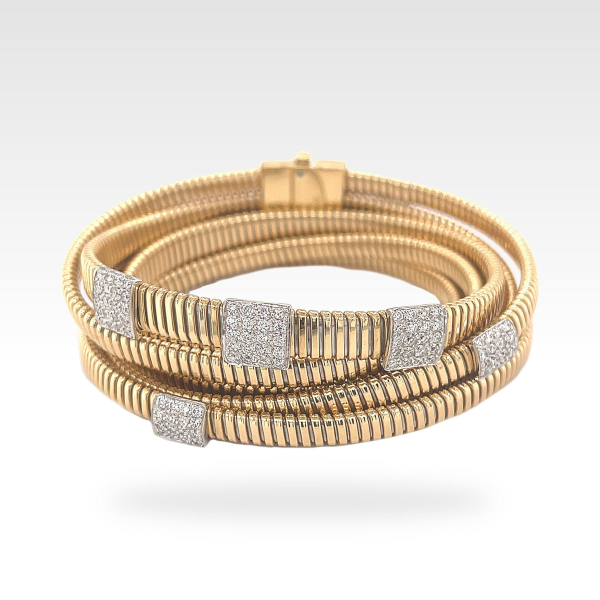 Art Flexi Bracelet with diamonds