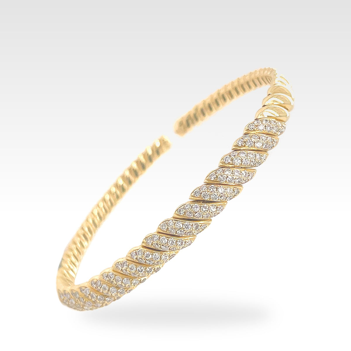 Eternal Gold Twist Bangle