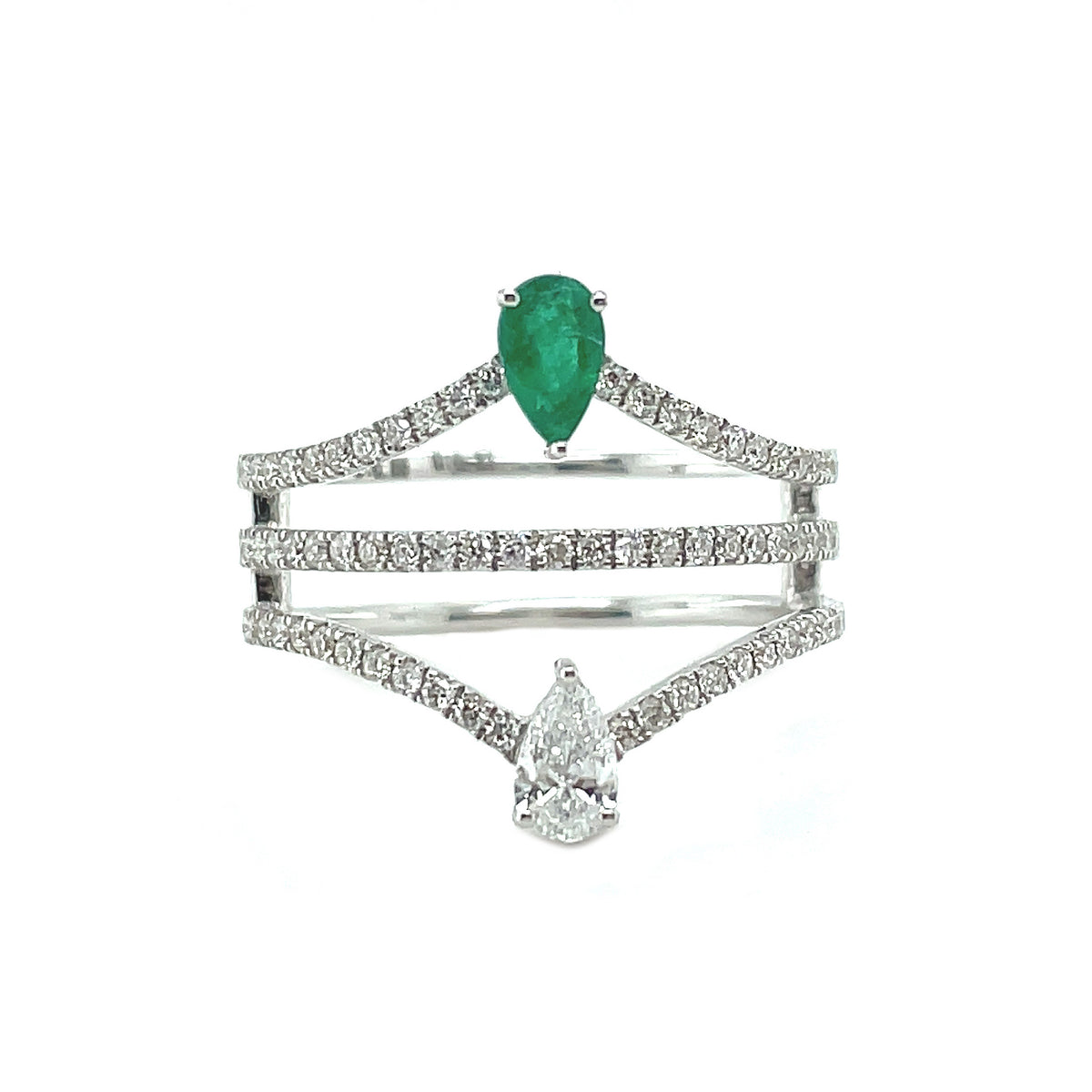 ETERNAL | Emerald Pear Ring