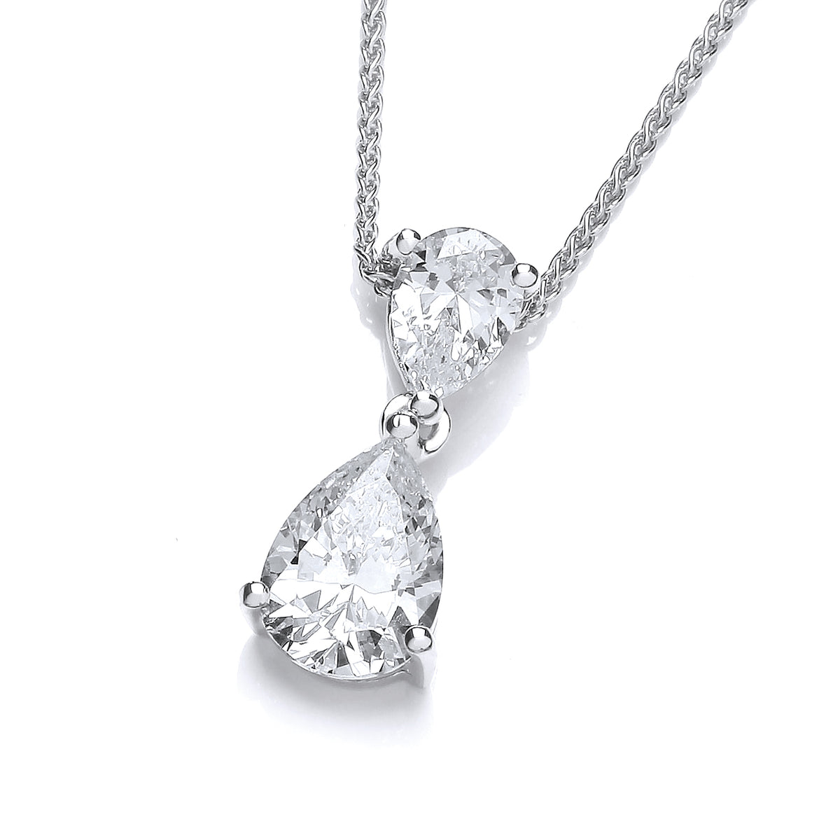 ETERNAL| Pear Cut Diamond Necklace
