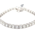 Brazalete de tenis con diamantes de 9,8 quilates