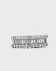 Anillo de diamantes y talla baguette de 1,6 quilates