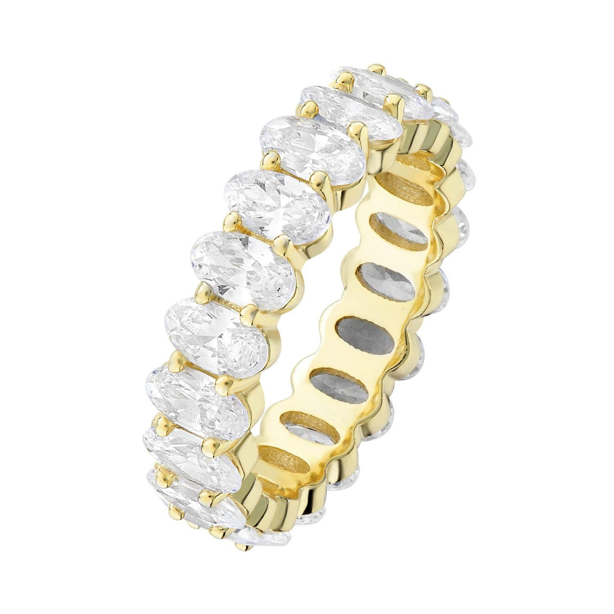 Oval Diamond Eternity Ring