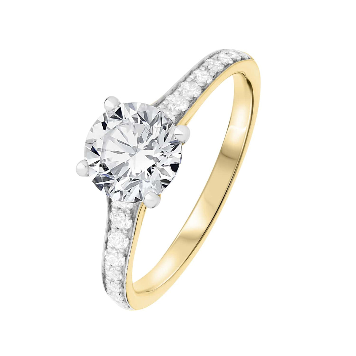 Taper Yellow Gold ring