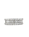 Anillo de diamantes y talla baguette de 1,6 quilates