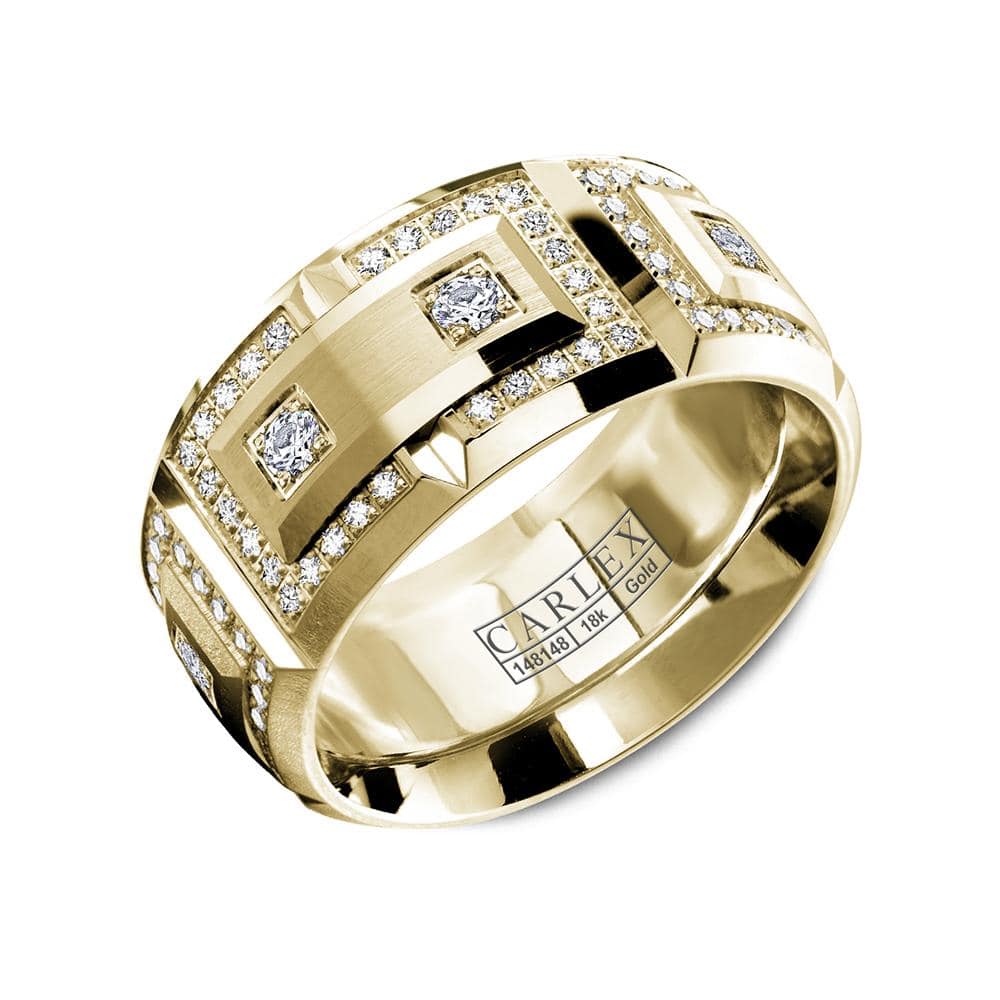 Sandpaper top diamond tag eternity ring